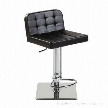 Adjustable Bar Stool, Made of PU/Fabric and Chrome Frame, ODM/OEM Orders are Welcome